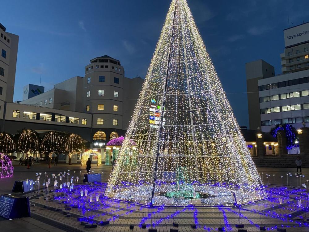 日立の冬の風物詩「ヒタチスターライトイルミネーション2025」が1/12㈪まで今年も開催中！を見る