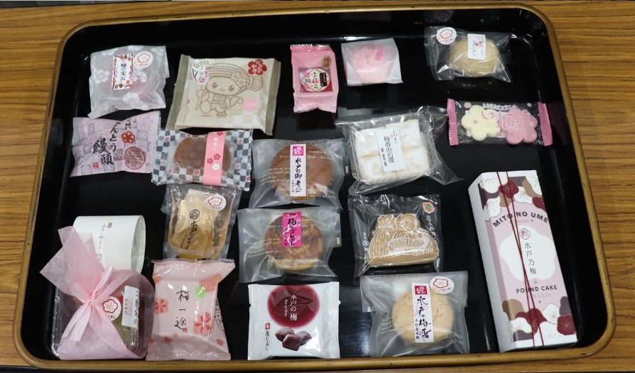 「水戸の梅まつり」のお土産は梅菓子で決まり！偕楽園では水戸乃梅“ふくゆい”地元菓子店10店舗の梅菓子を販売中。を見る