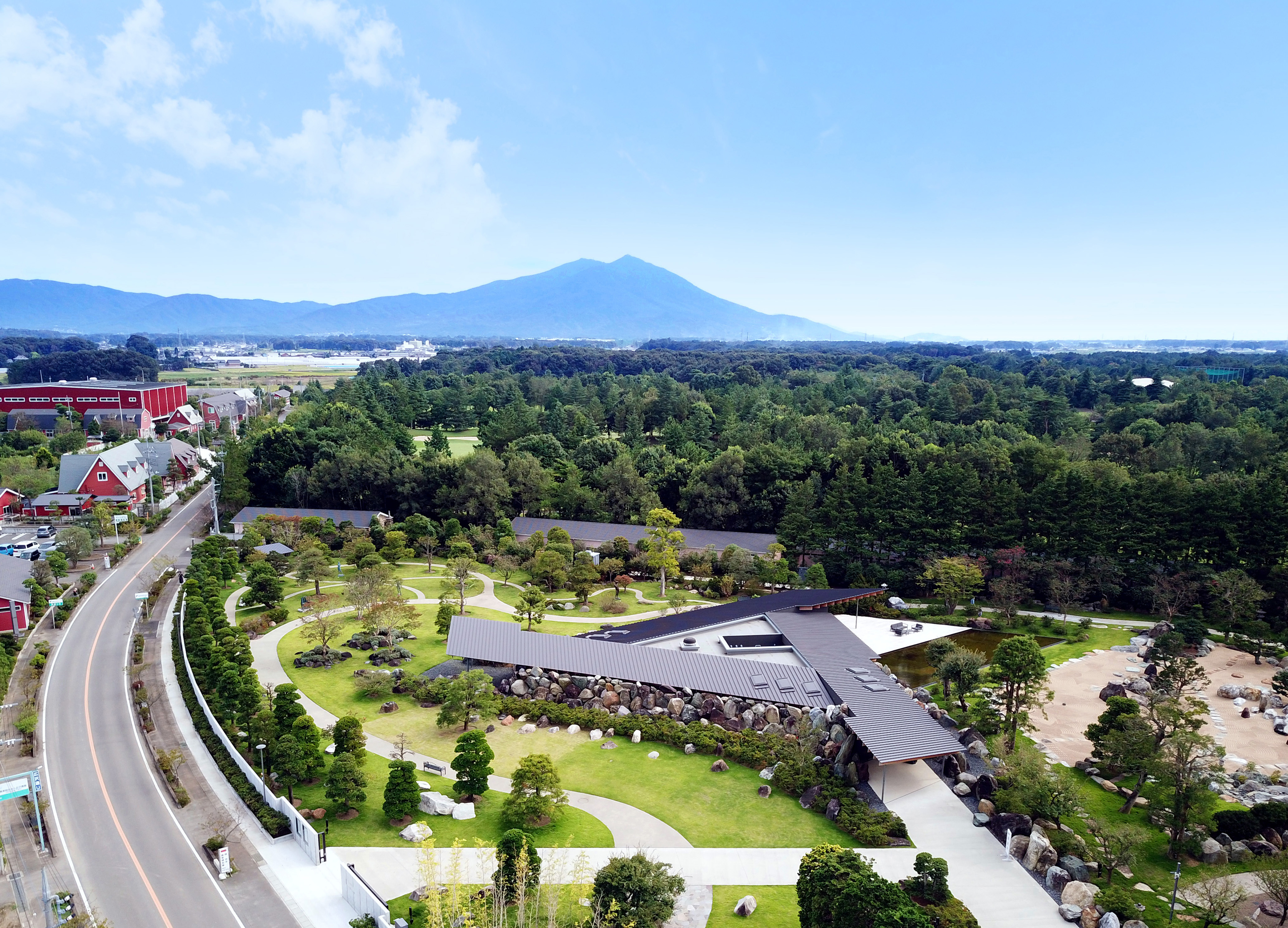 廣澤美術館と筑波山