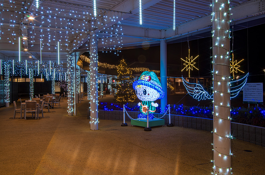 道の駅グランテラス筑西 イルミネーション