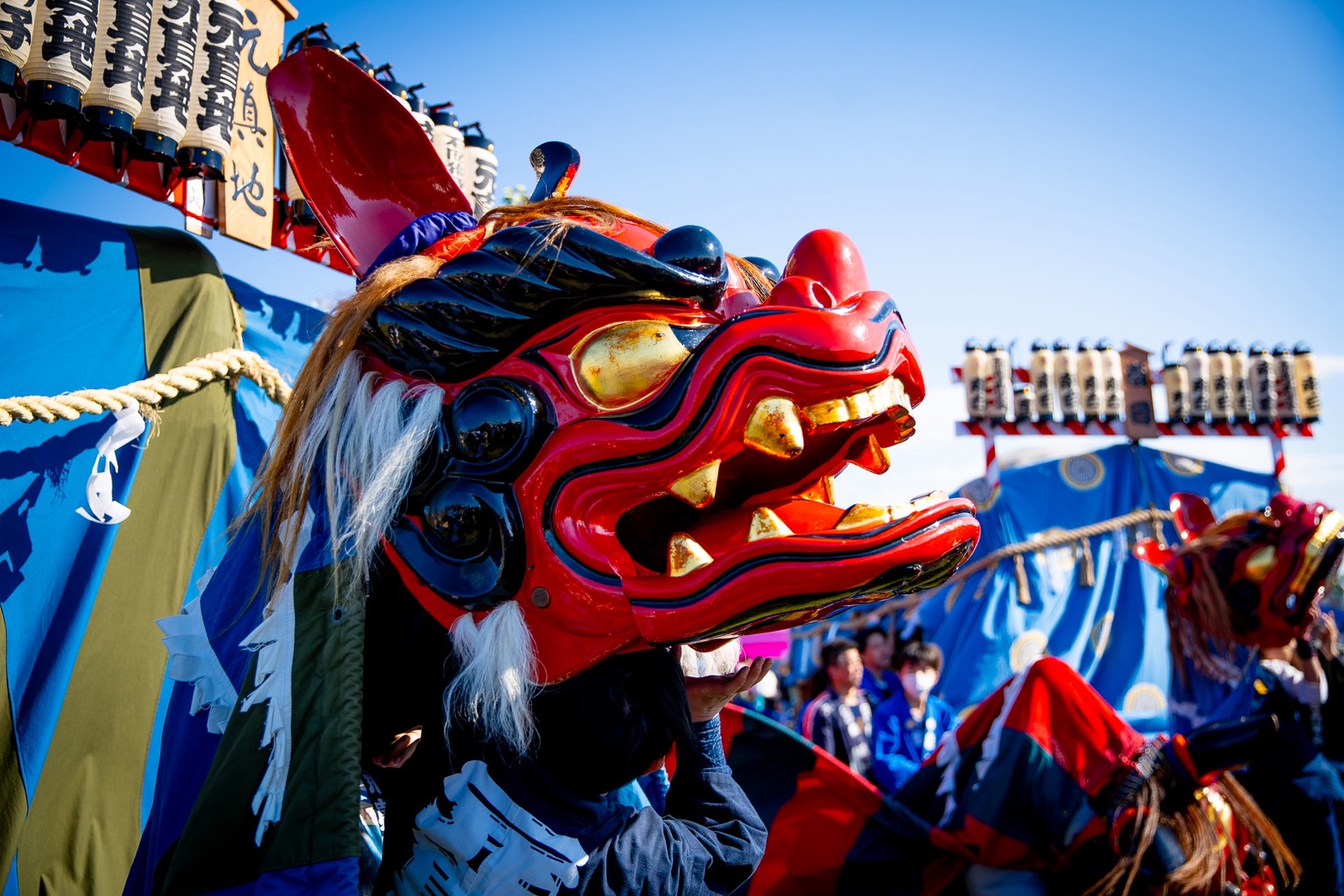春の獅子祭り