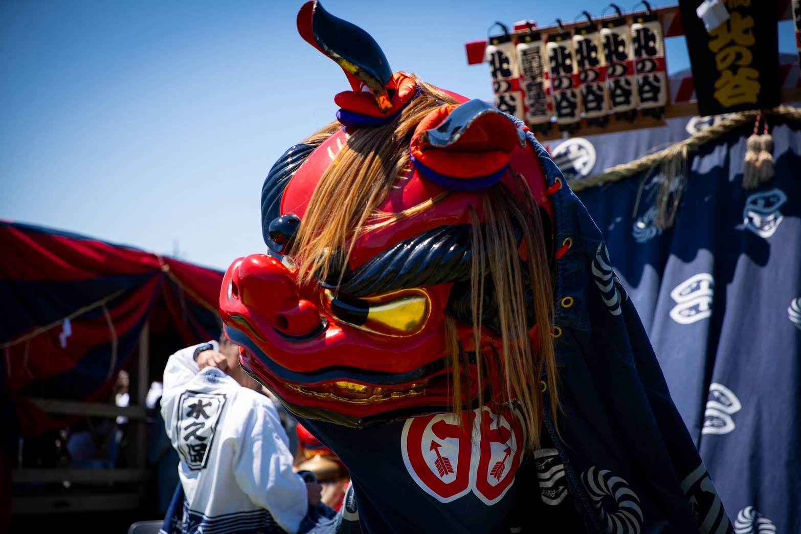 春の獅子祭り