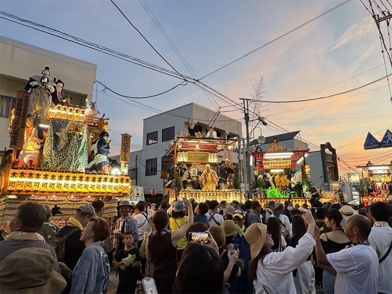 柿岡のおまつり「八坂神社祇園祭礼」