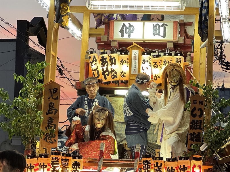 柿岡のおまつり「八坂神社祇園祭礼」