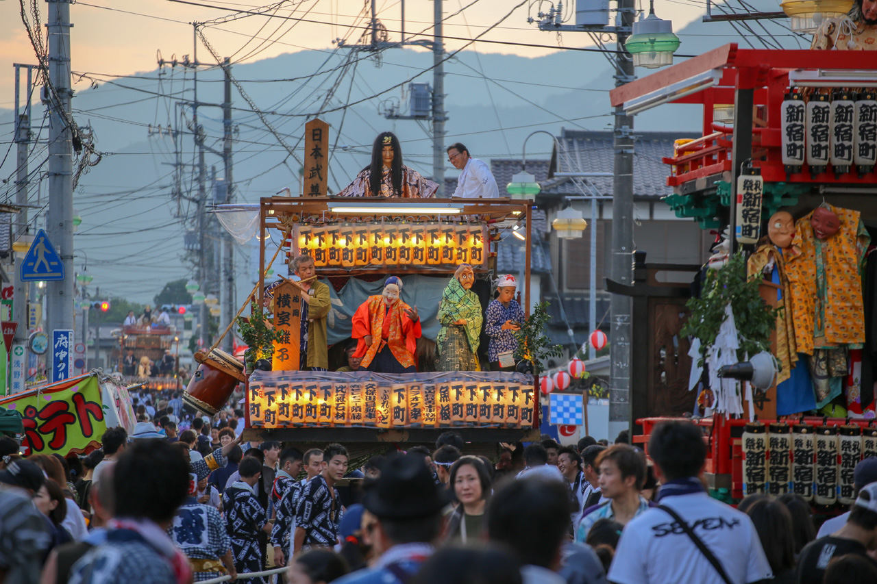 柿岡のおまつり「八坂神社祇園祭礼」