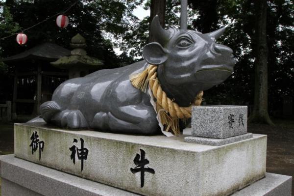 大生郷天満宮_天満宮と牛