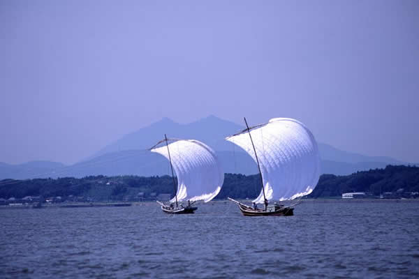 20_観光帆曳船(土浦市)_帆引き船