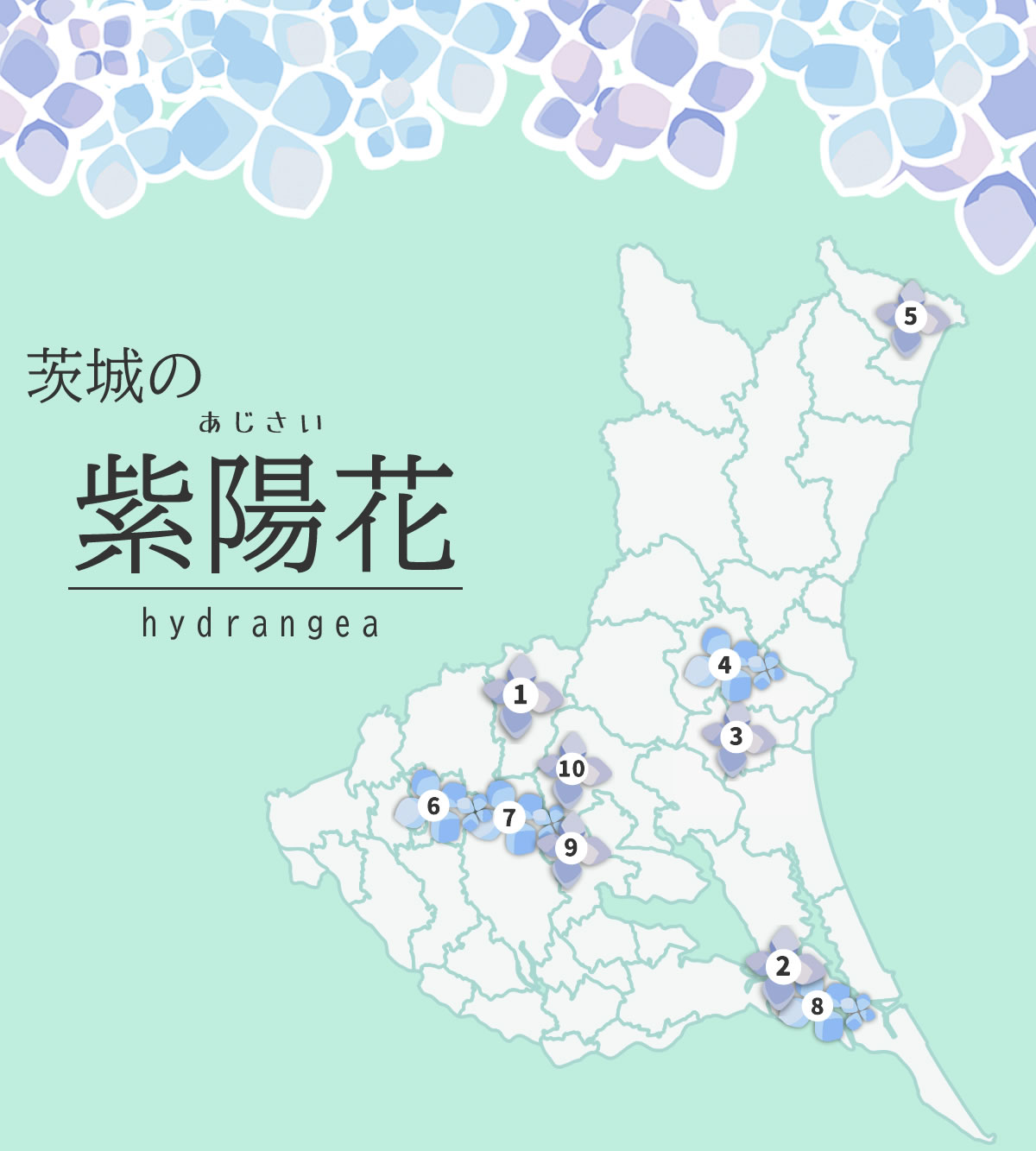 あじさい地図