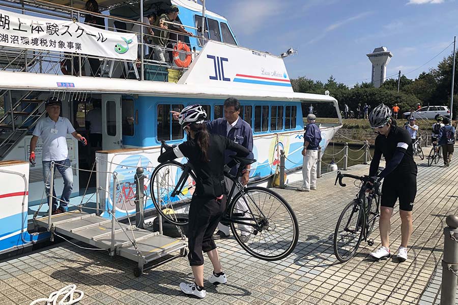 湖面から・湖畔から霞ケ浦を体感！ サイクルーズガイドツアー