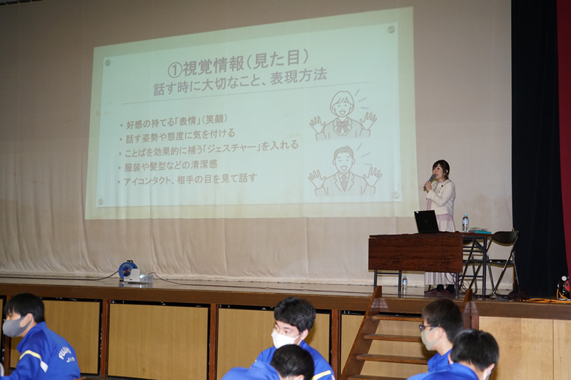 取手市立藤代中学校おもてなし力向上研修会（講師派遣など）01