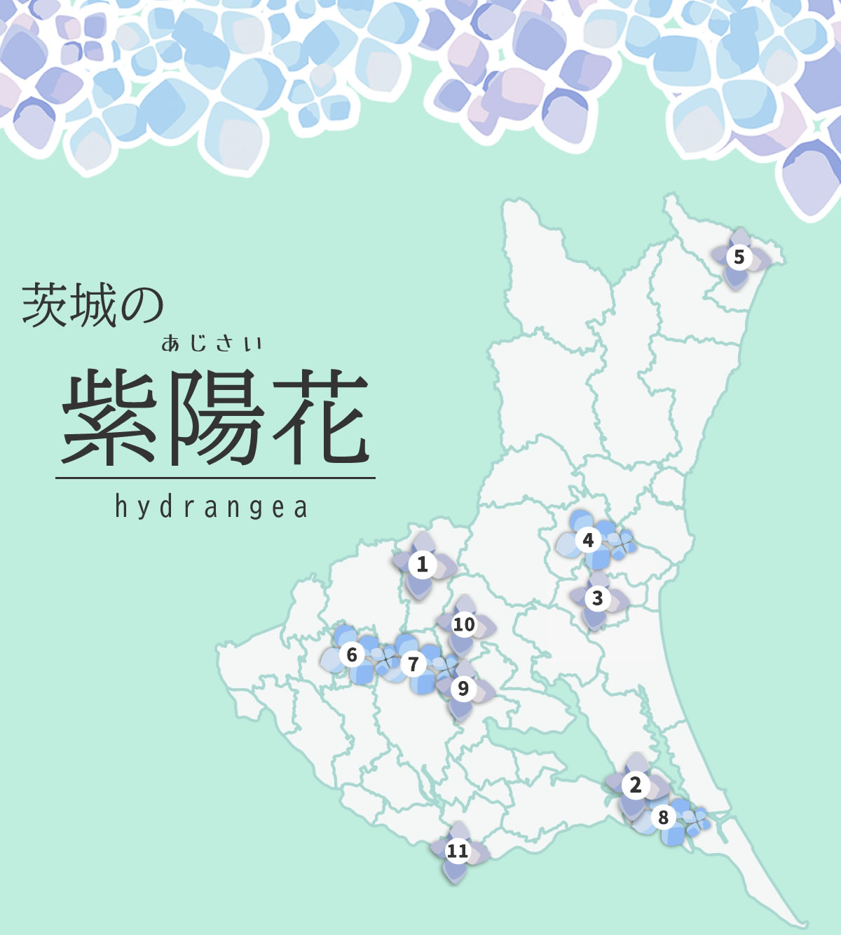 あじさい地図