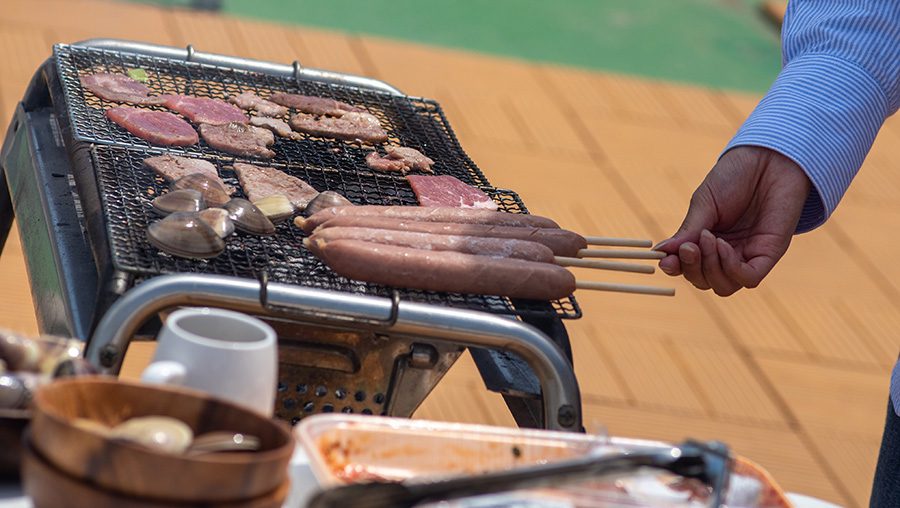 ひたちなか市_太平洋が望めるテラスでのグランピング、BBQ、テントサウナ_2