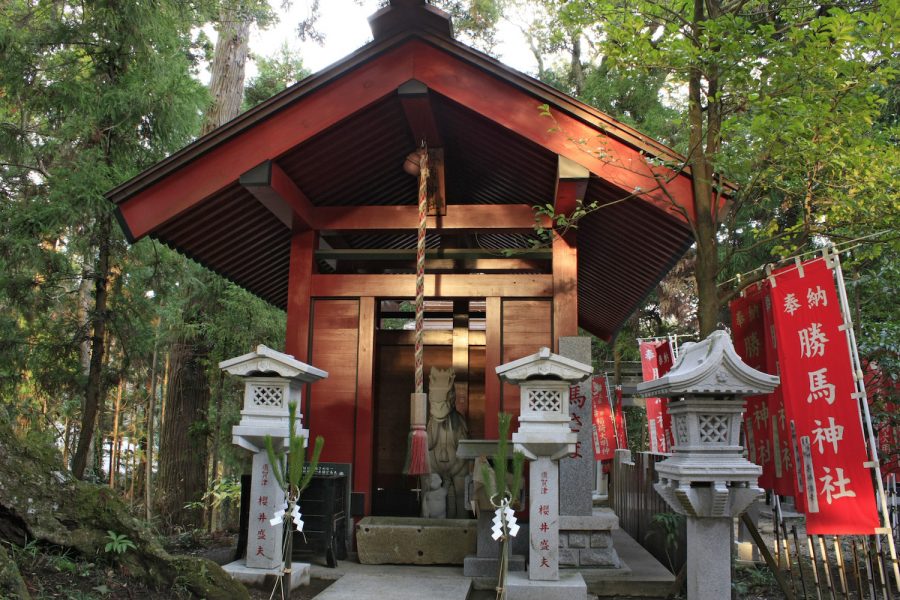 大杉神社の境内社「勝馬神社」