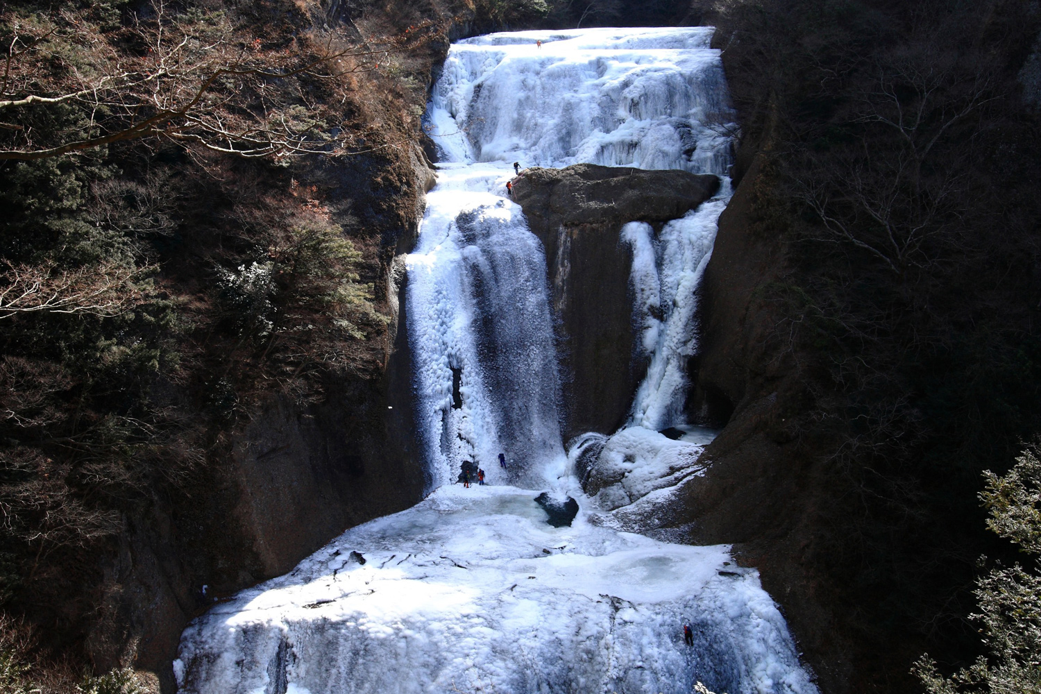 袋田の滝_氷瀑_2