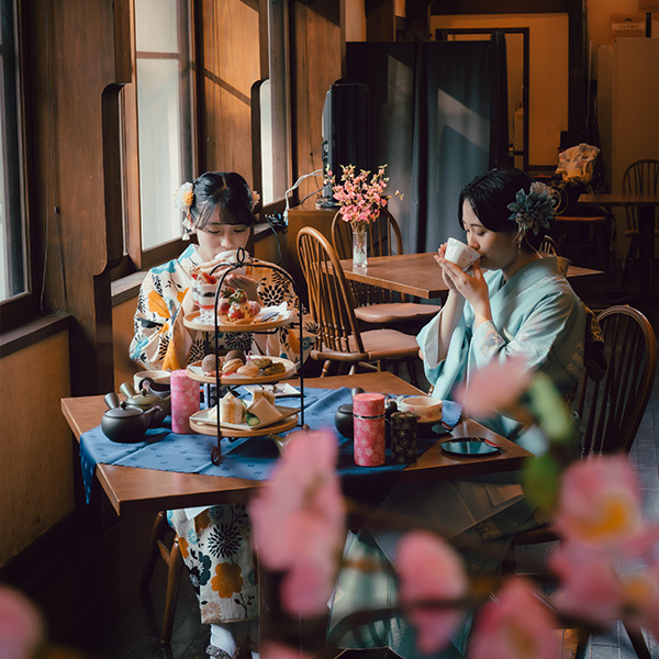 古河桃まつり_花桃アフタヌーンティー_600&times;600