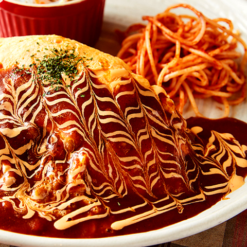 納豆ハヤシオムライス(水戸市)