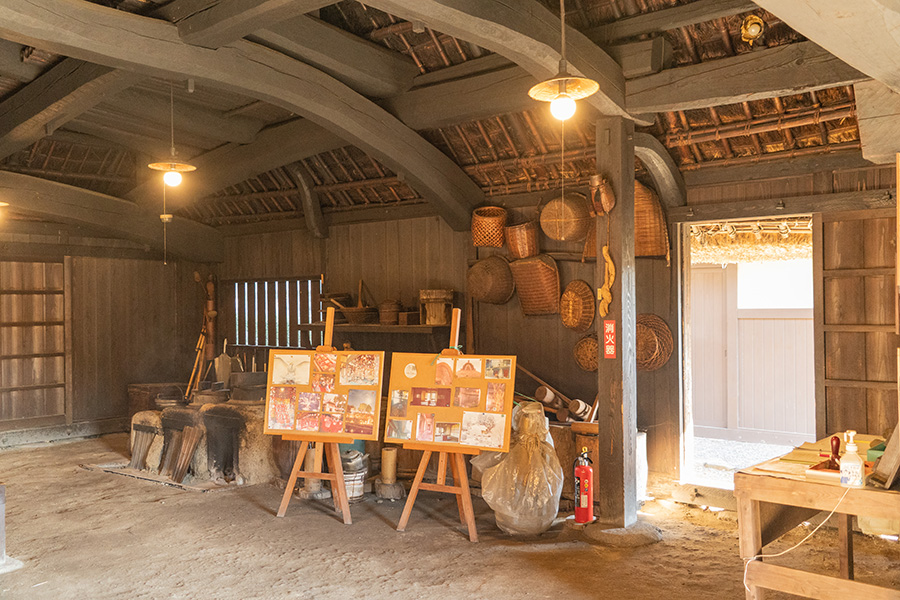 那珂市曲がり屋_屋内