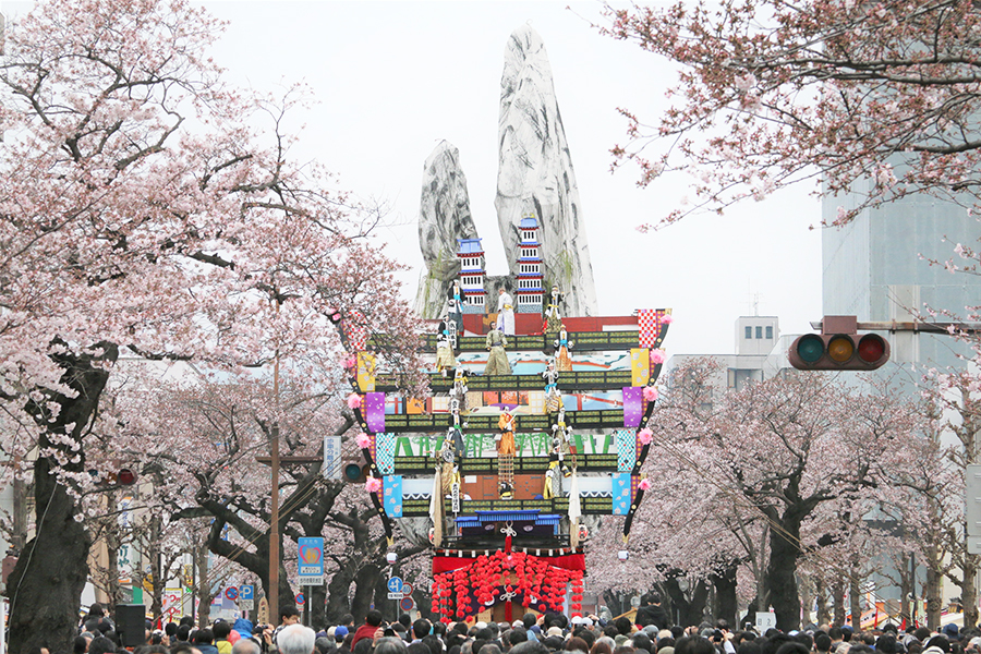 第61回日立さくらまつり_風流物(西町)写真