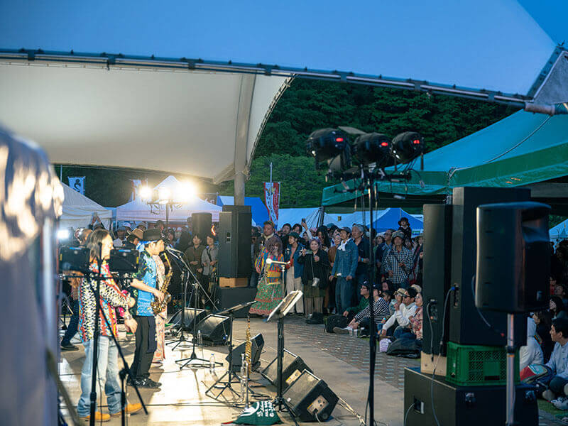 笠間のひまつり_夜まつり