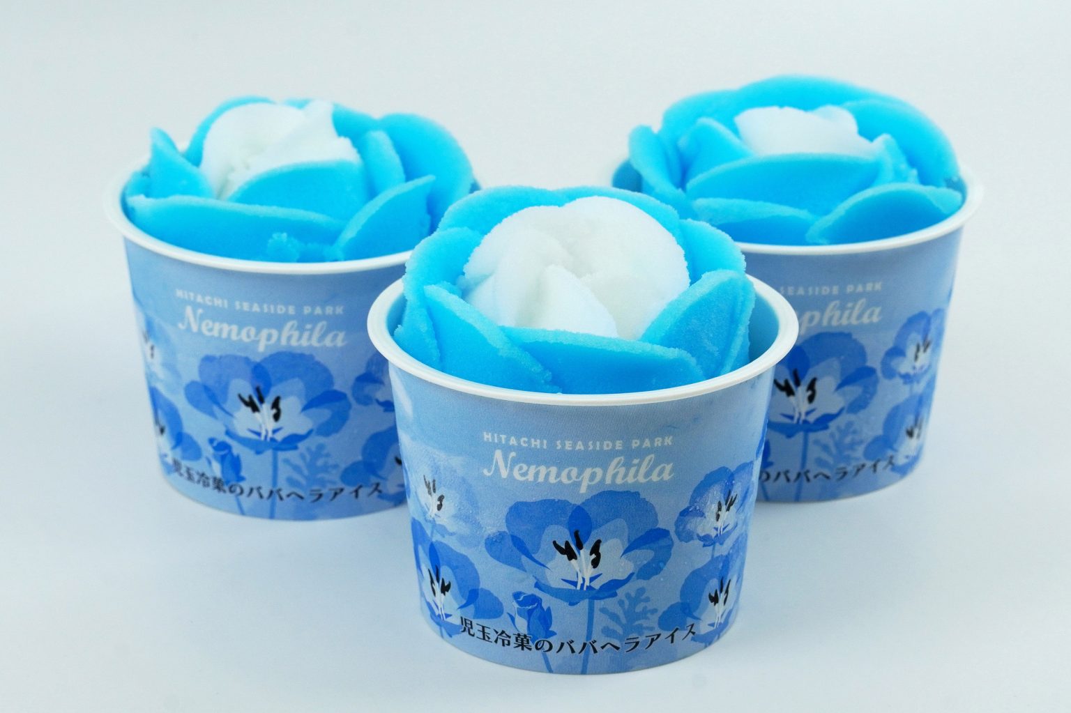 児玉冷菓のババヘラアイス「ネモフィラ」
