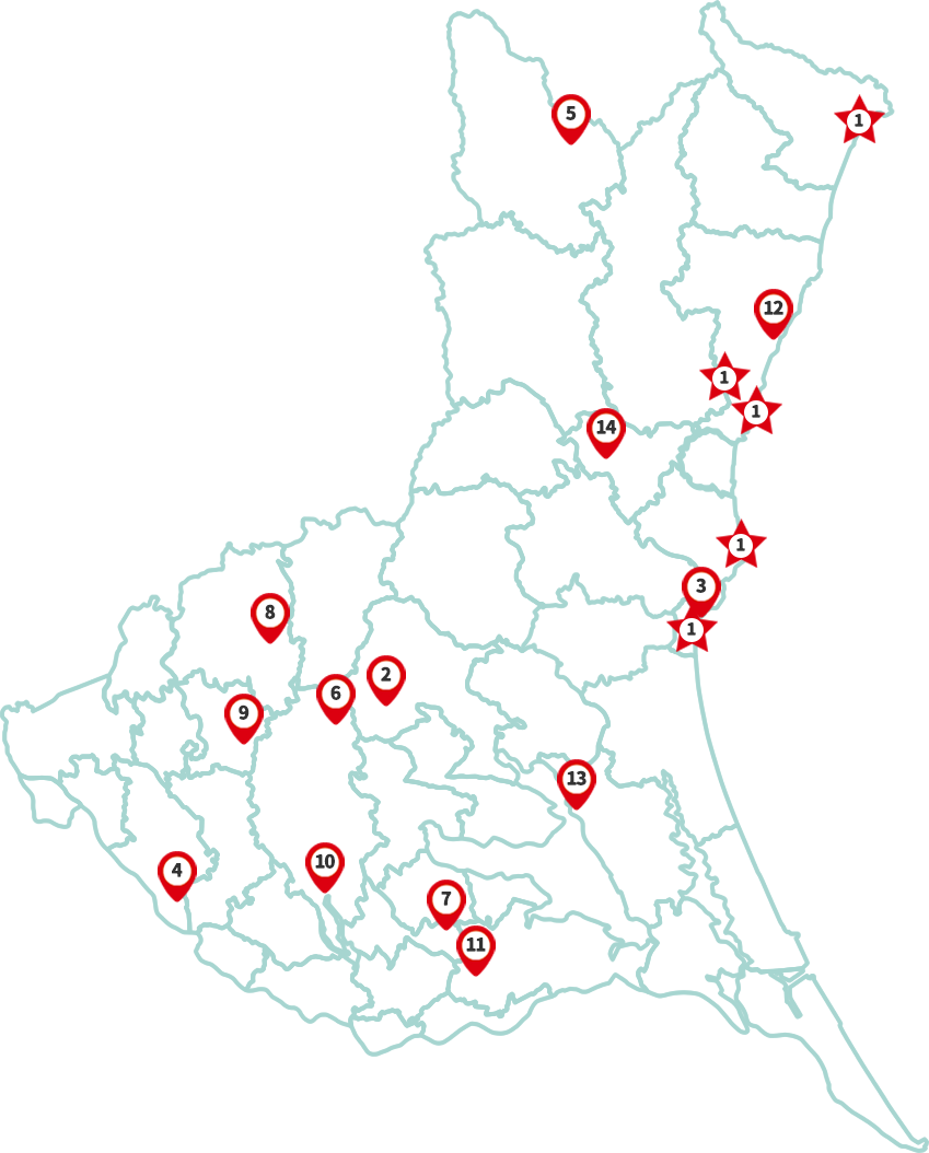 GW観光スポット2026地図