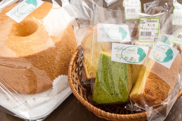 道の駅かつらシフォンケーキ