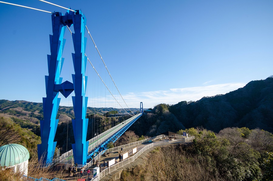 冬の大吊橋