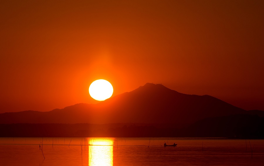 筑波夕景