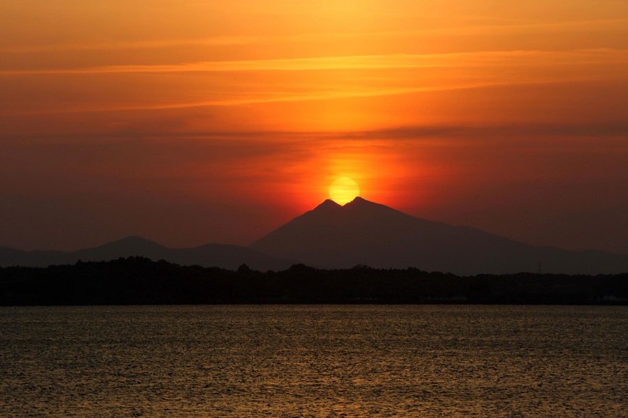 筑波の夕暮れ