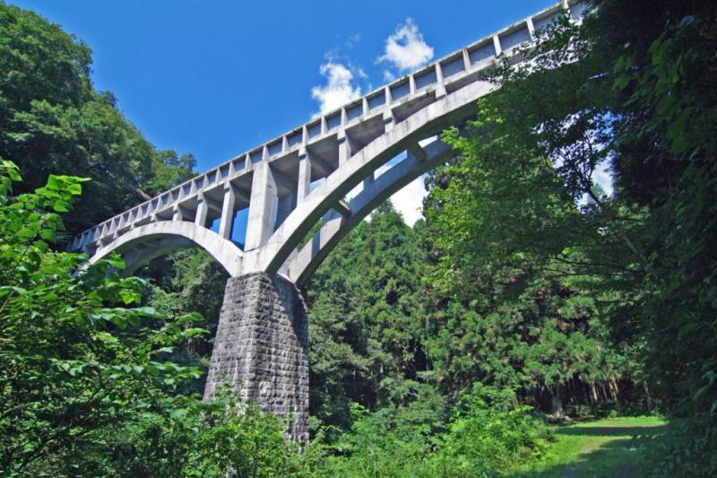 めがね橋（花貫川第一発電所第三号水路橋）