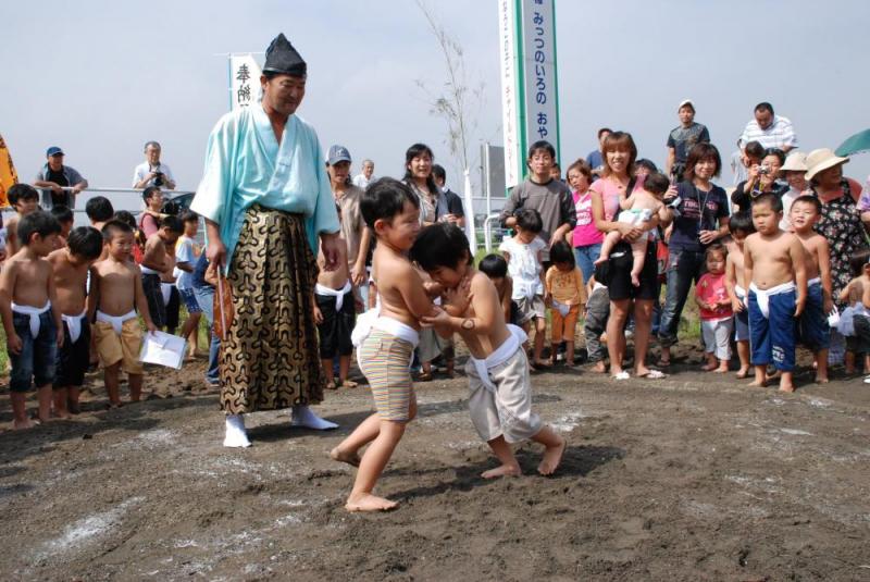 琴平神社奉納相撲