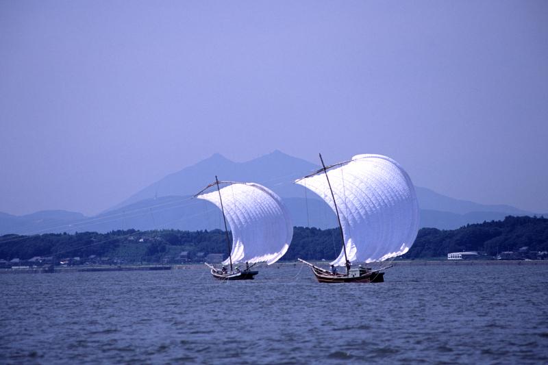 観光帆曳船(土浦市)