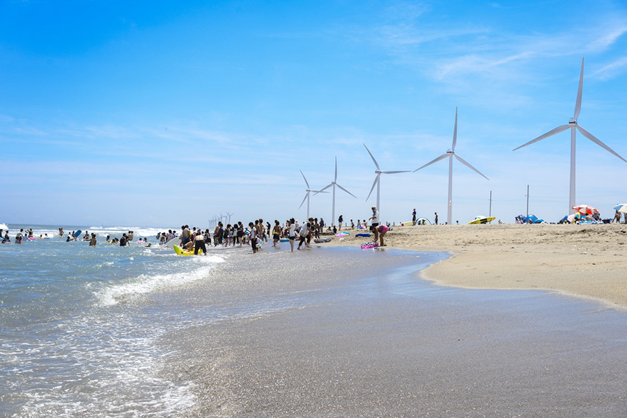 日川浜海水浴場