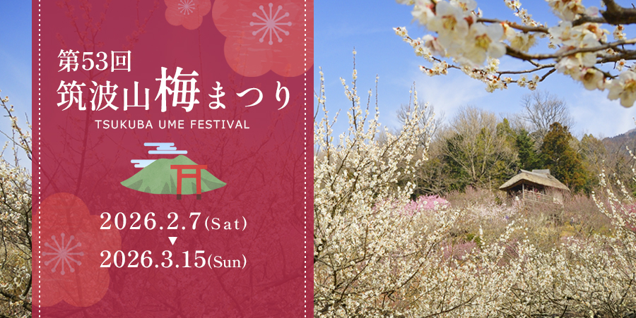 筑波山梅まつり【2026】