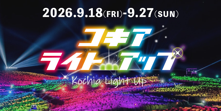 コキアライトアップ2026