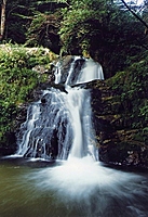 河鹿沢の雄滝
