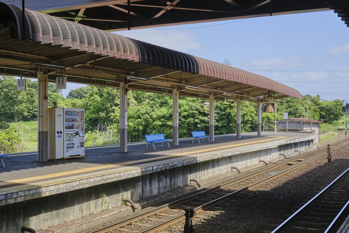 関東鉄道　新守谷駅