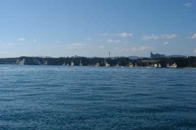 赤浜海岸(船から）