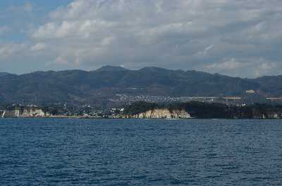 田尻浜(船から）