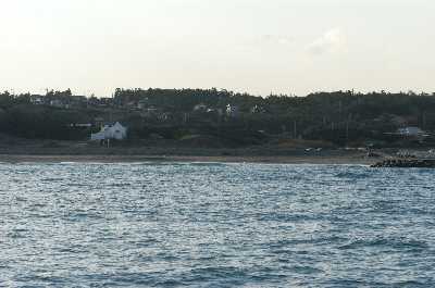 青塚海岸(船から）