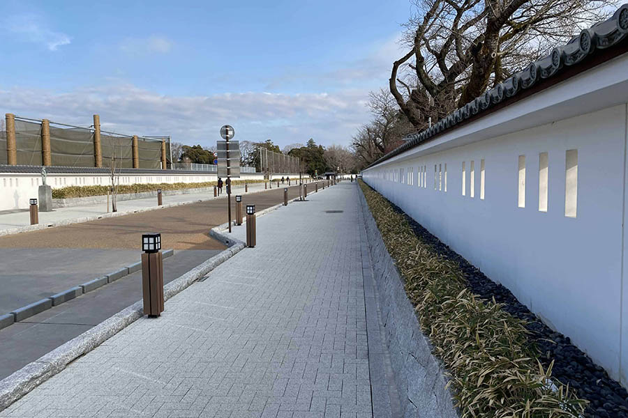 水戸市立三の丸小学校前歴史ロード