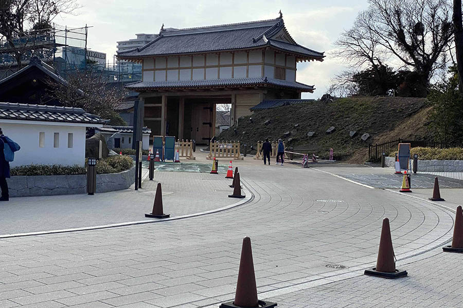 水戸市立三の丸小学校前歴史ロード