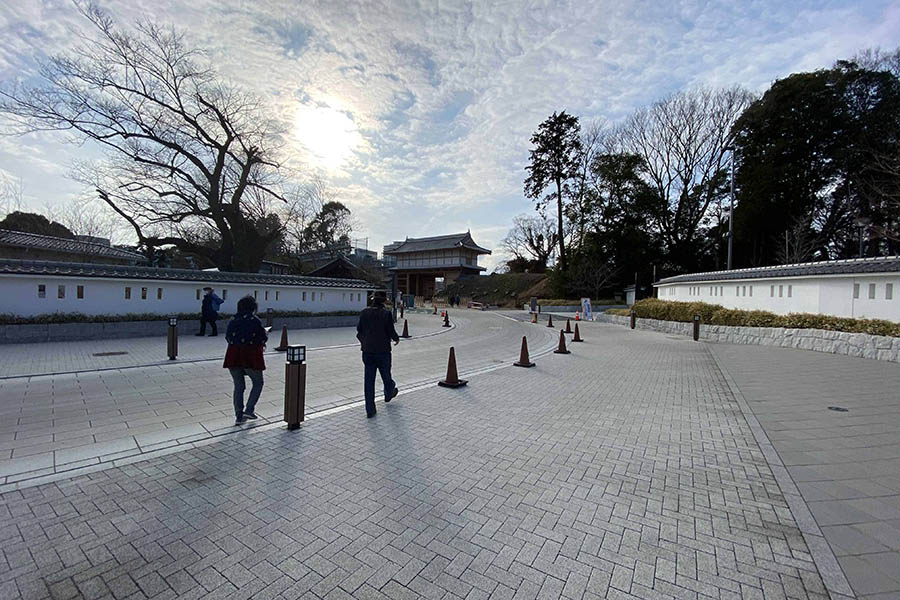 水戸市立三の丸小学校前歴史ロード