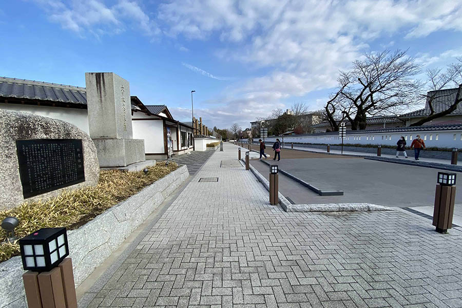 水戸市立三の丸小学校前歴史ロード