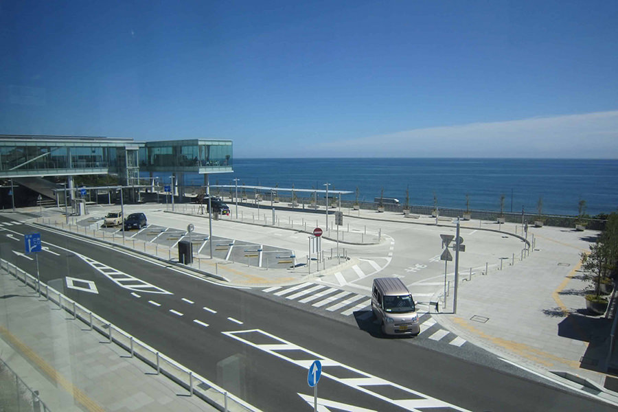 日立駅海岸口駅前広場