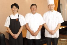 ナチュラルセンスいのせの美味しさを作り出す3人の料理人!