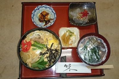 奥久慈しゃも親子丼1,400円(税込) 