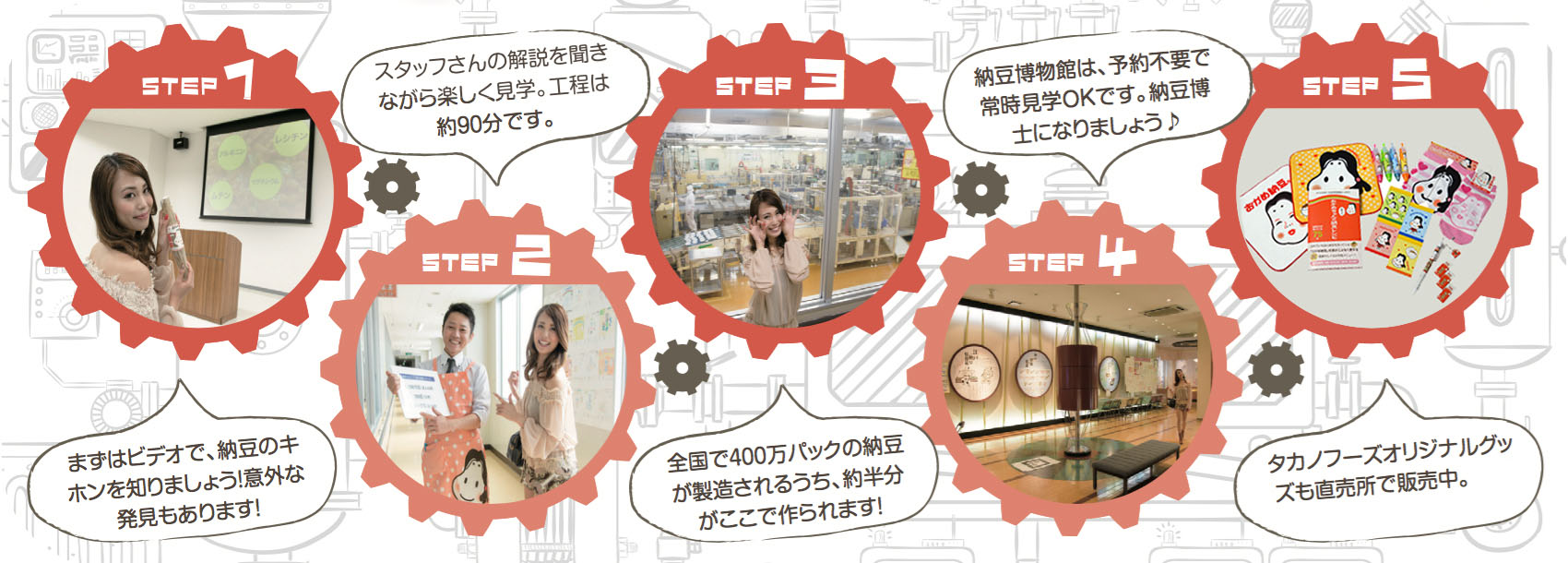 タカノフーズ-納豆博物館工程表